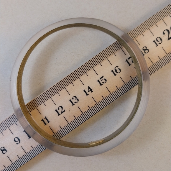 Alexis Bittar Brown and Gold Bangle - Picture 9 of 15